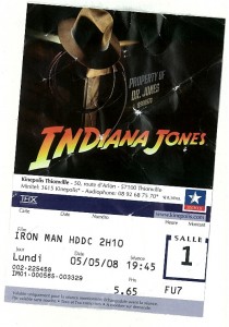 ticket cinema iron man